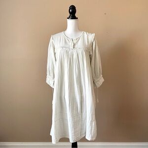 VOLOSHIN | Cream Boho Tunic Dress Sz XS